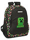 Minecraft Minecraft Schulranzen Rucksack Schwarz 32 x 16 x 44cm