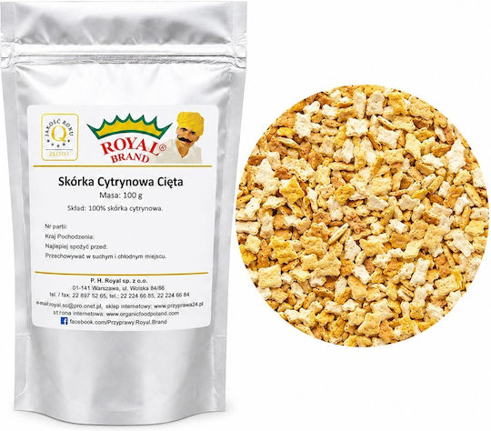 Royal Brand Ξύσμα Λεμονιού Κομμένο 100 G Τσάι Ζαχαροπλαστική Ροφήματα
