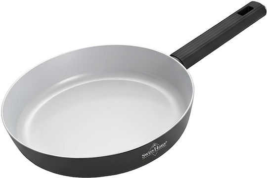 Swiss Haus 30cm Frying Pan Ergonomic Insulated Textured Handle Black
