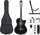 vidaXL Akustikgitarre Cutaway