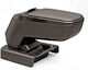 Rati Armster Leather Car Armrest Compatible with Chevrolet Orlando 2010+ in Black Colour