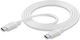 USB-C към USB-C 5A 45W 1 m Бял кабел