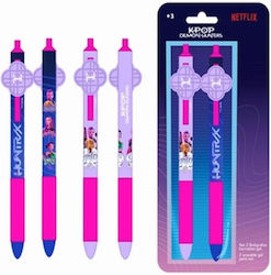 Safta Demon Hunters Pixuri Ballpoint 2 Bucăți Safta Demon Hunters Pixuri Ballpoint 2 Bucăți
