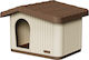Glee Apollo Kleines Hundehütte Beige