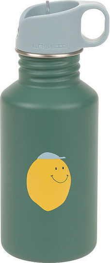 Laessig Ανοξείδωτο Παιδικό Παγούρι Non Spill Κίτρινο 500ml