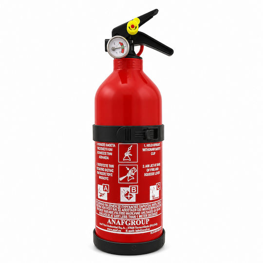 Autopataki Car Fire Extinguisher Dry Powder 8A 34B C 1kg 02-205.3A