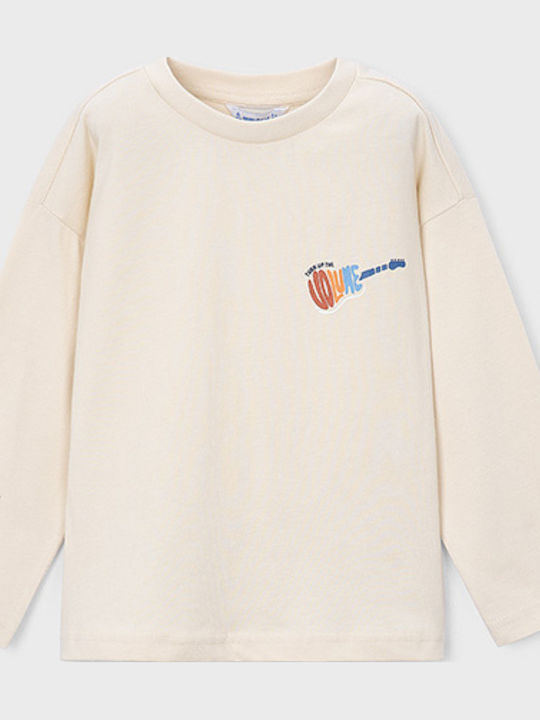 Mayoral Kinderoberteil Langärmelig Beige Turn Up