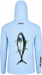 Μπλούζα Ψαρέματος Bkk Hooded Long Sleeve Performance Tuna