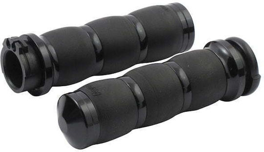Avon Grips Harley Davidson Throttle Cables Velvet Air Cushioned Grips Black Anodized Without Throttle Boss