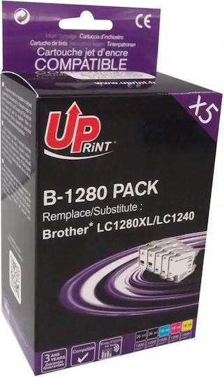 Uprint Мастилена Касета Lc1280xl Lc1240 Brother Bk+c+m+y
