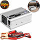 Inverter Αυτοκινήτου Τροποποιημένου Ημιτόνου 500w Μετατροπή 12v Dc 220v Ac Κροκοδειλάκια Θύρα Usb-a Ασημί Tbe