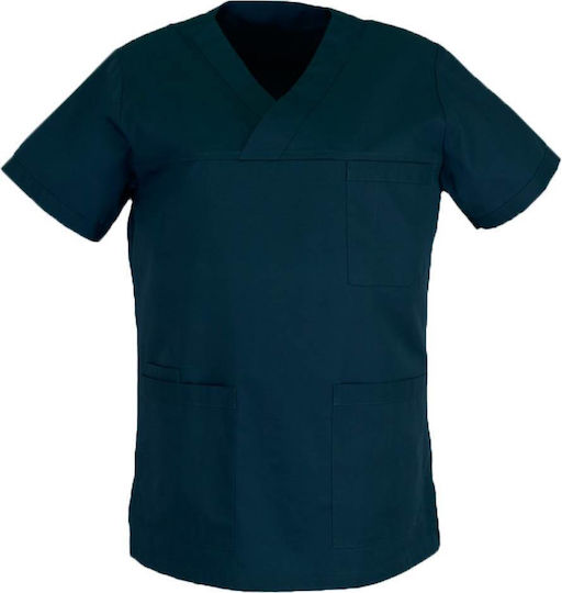 Fabrik Bluză Medicală Unisex Albastru Marin