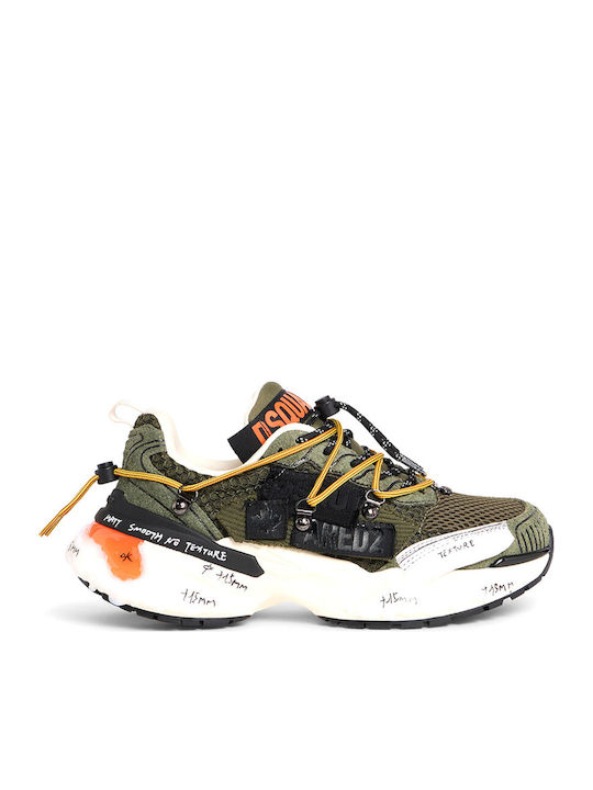 Dsquared2 Prime V2 Ανδρικά Sneakers Πράσινα