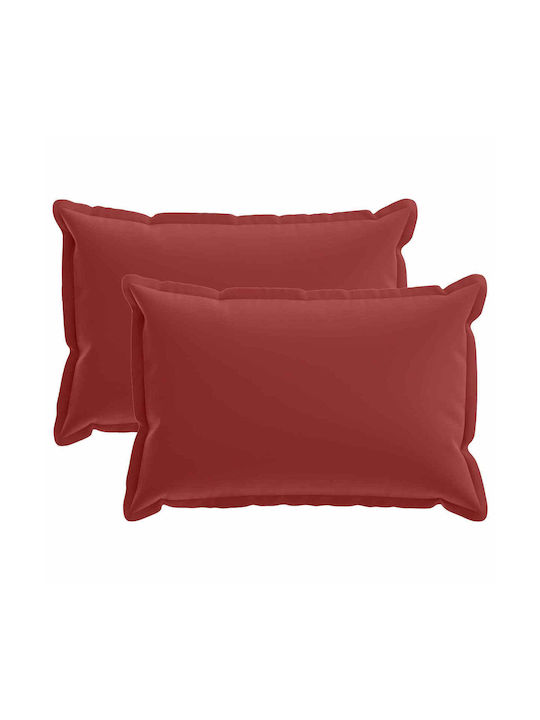 vidaXL Față De Pernă Houten Roșie 50x30cm