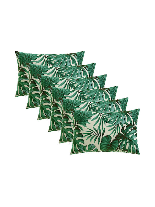 vidaXL Decorative Pillow Case Heerlen Leaf Patt...