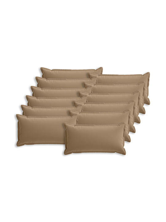 vidaXL Decorative Pillow Case Houten Taupe 80x40cm