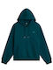 Simple Dome Sweatshirt mit Kapuze Grün