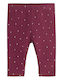 Kids Leggings Long Red