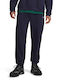 Ua Rival Herren-Sweatpants mit Elastikbund Blau