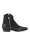 Ghete dama de piele Cowboy Negre