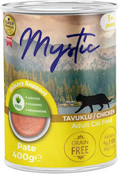 Mystic Wet Food for Adult Cats in Cans with Chicken Grain Free 400gr