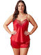 Jumelles Sommer Babydoll Rot