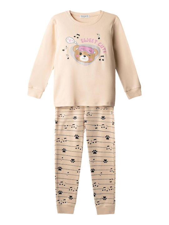 Evita Kinder-Nachtwäsche Beige Evita Kinder-Nachtwäsche Beige