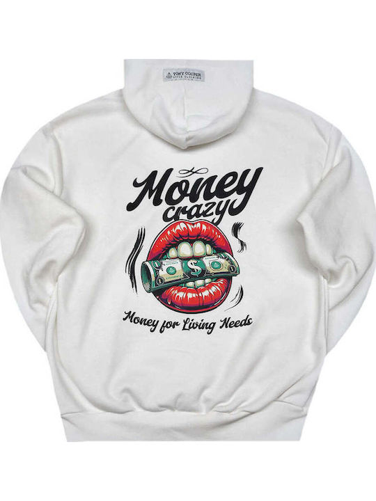 Tony Couper Men’s Long Sleeve Hoodie White H26/54