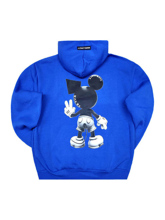 Tony Couper Men's Long Sleeve Blue Hoodie H26/1