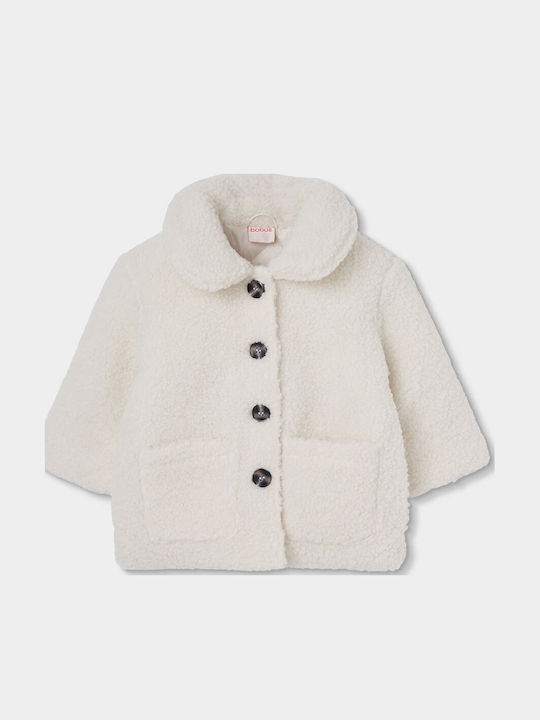 Kids Short Coat Off White
