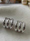 Heliophilia Silver Ohrringe aus Silber Graue
