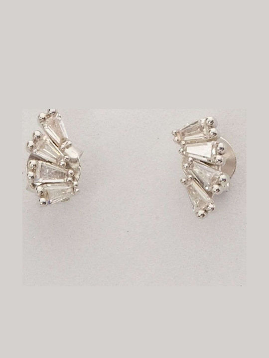 Heliophilia Silver Ohrringe aus Silber Graue