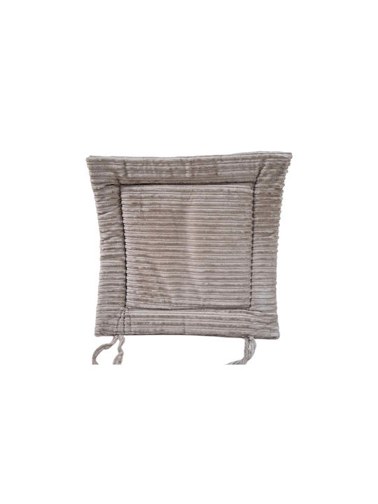 Μαξιλάρι Καρέκλας Κήπου Light Brown 40x40εκ.