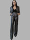 Silvy Rowson Kurz Damen Blazer Silber