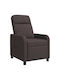Relax Sessel Dunkelbraun 66x95x100cm