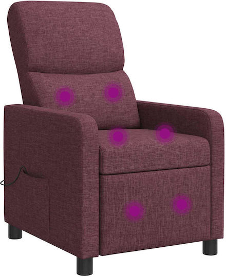 Relax Sessel Massage Lila 66x95x100cm