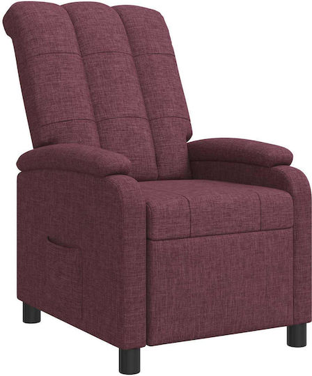 Relax Armchair Purple 66x95x100cm