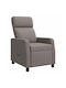Relax Sessel Taupe 66x95x100cm