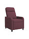 Relax Sessel Lila 66x95x100cm