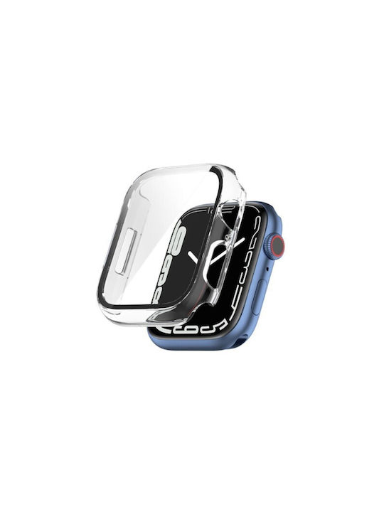 Plastic Case in Transparent colour for Apple Watch 45mm