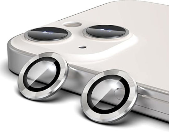 Handy-Kameraschutz Gehärtetes Glas Silber Für Das Iphone 14 / 14 Plus