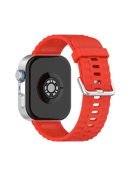 Huawei Watch Fit4 Pro Fit4 Fit3 Xdfind Silver Buckle Monochrome Watch Strap Silicone Red Huawei Watch Fit4 Pro Fit4 Fit3 Xdfind Silver Buckle Monochrome Watch Strap Silicone Red