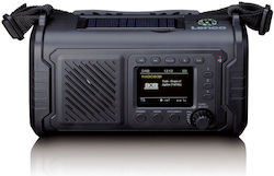 Lenco PDR-055 Portable Rechargeable DAB+ Radio with Bluetooth Grey