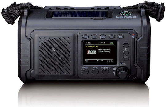 Lenco PDR-055 Φορητό Ραδιόφωνο Επαναφορτιζόμενο DAB+ με Bluetooth Γκρι