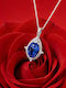 Chrysothemiss Κολιέ Sapphire Gaze