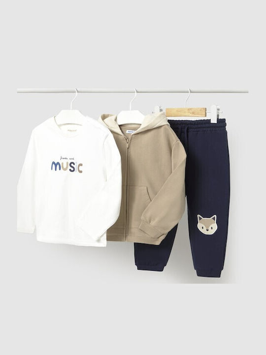 Mayoral Kids Sweatpants Set With Jacket With To...
