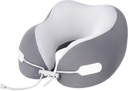 Travel Pillow Memory Foam Grey