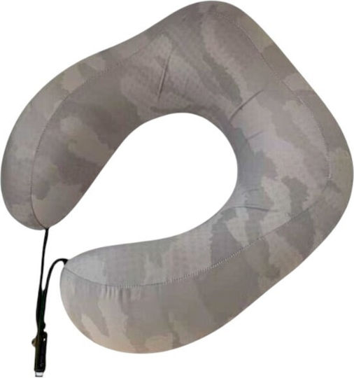 Travel Pillow Memory Foam Grey