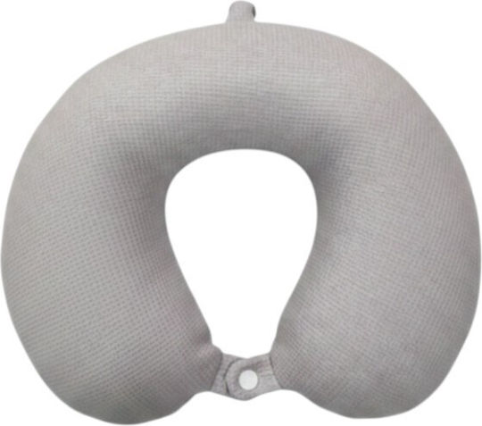Travel Pillow Memory Foam Grey