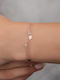 Heliophilia Silver Damentrailing aus vergoldetem Silber 17cm